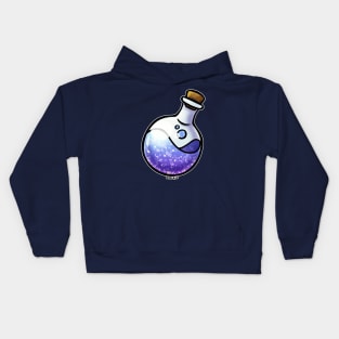 Sky Blue Whimsical Wizard Potion Kids Hoodie